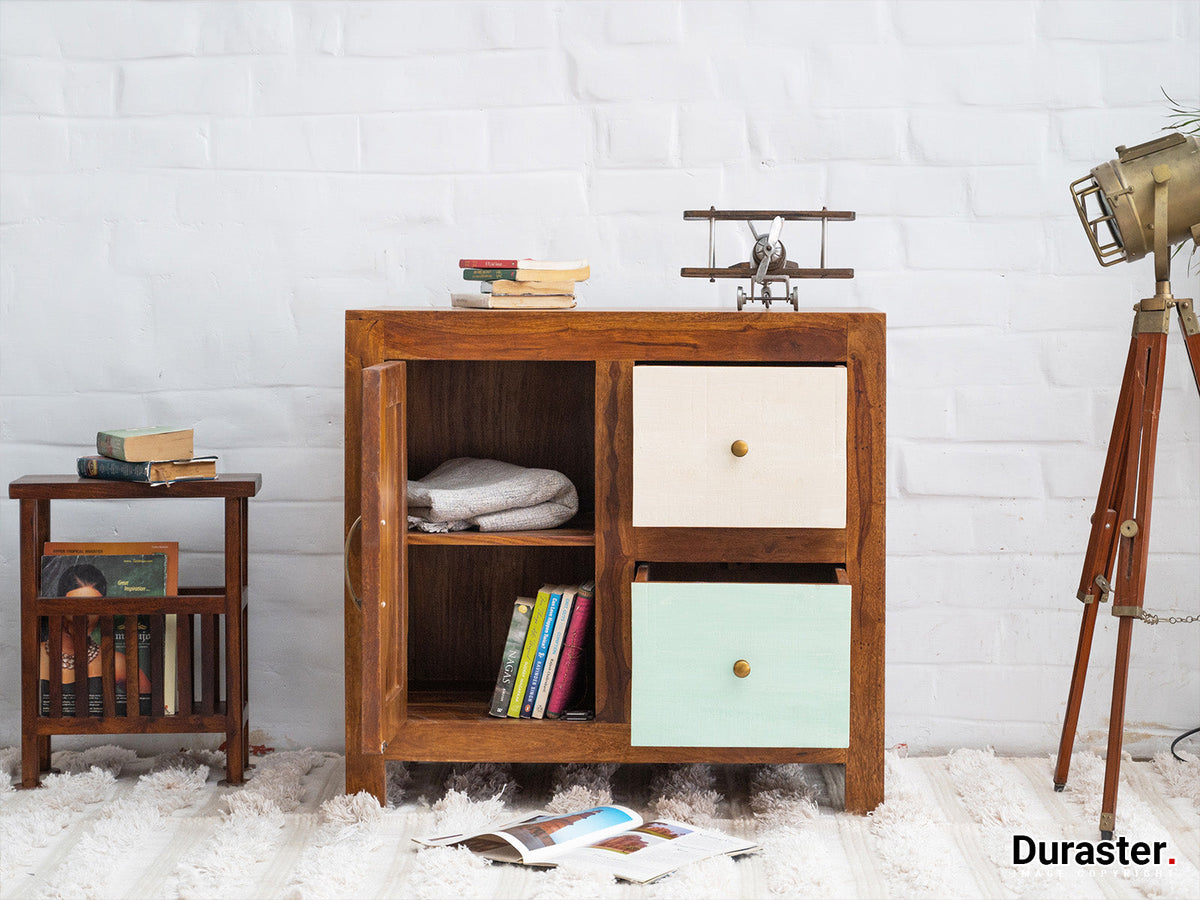 Dudi Furniture Florida Vintage Compact Wooden Sideboard