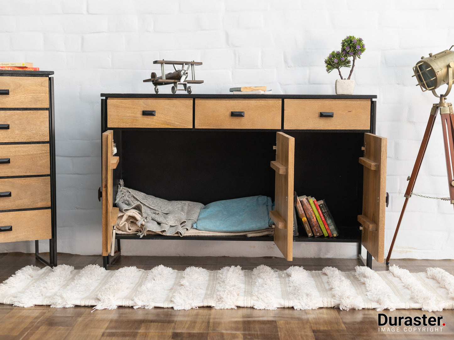Dudi Furniture El Dorado Mango Wood Sideboard