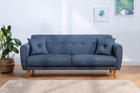 Dudi Furniture Daisy Two Seater Navy Blue