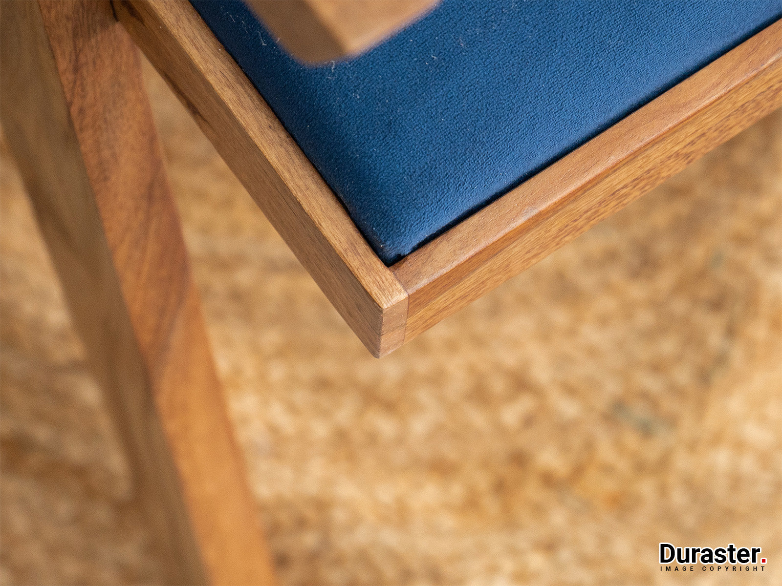Dudi Furniture Hawkin Solid Wood Modern Cane Armchair