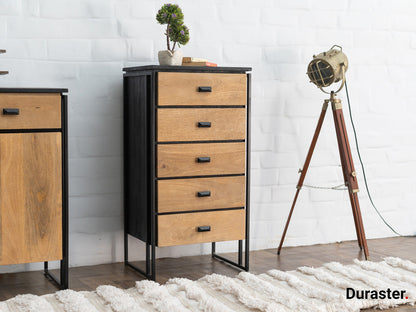 Dudi Furniture El Dorado Mango Wood Chest Of Drawers