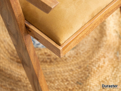 Dudi Furniture Hawkin Solid Wood Cane Armchair