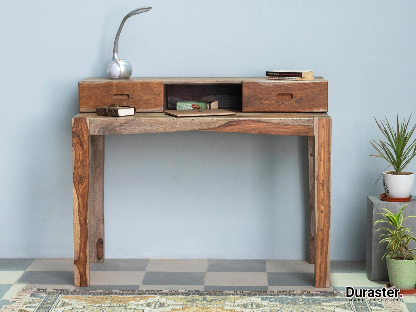 Dudi Furniture Alpaca Modern Study Table with Drawers