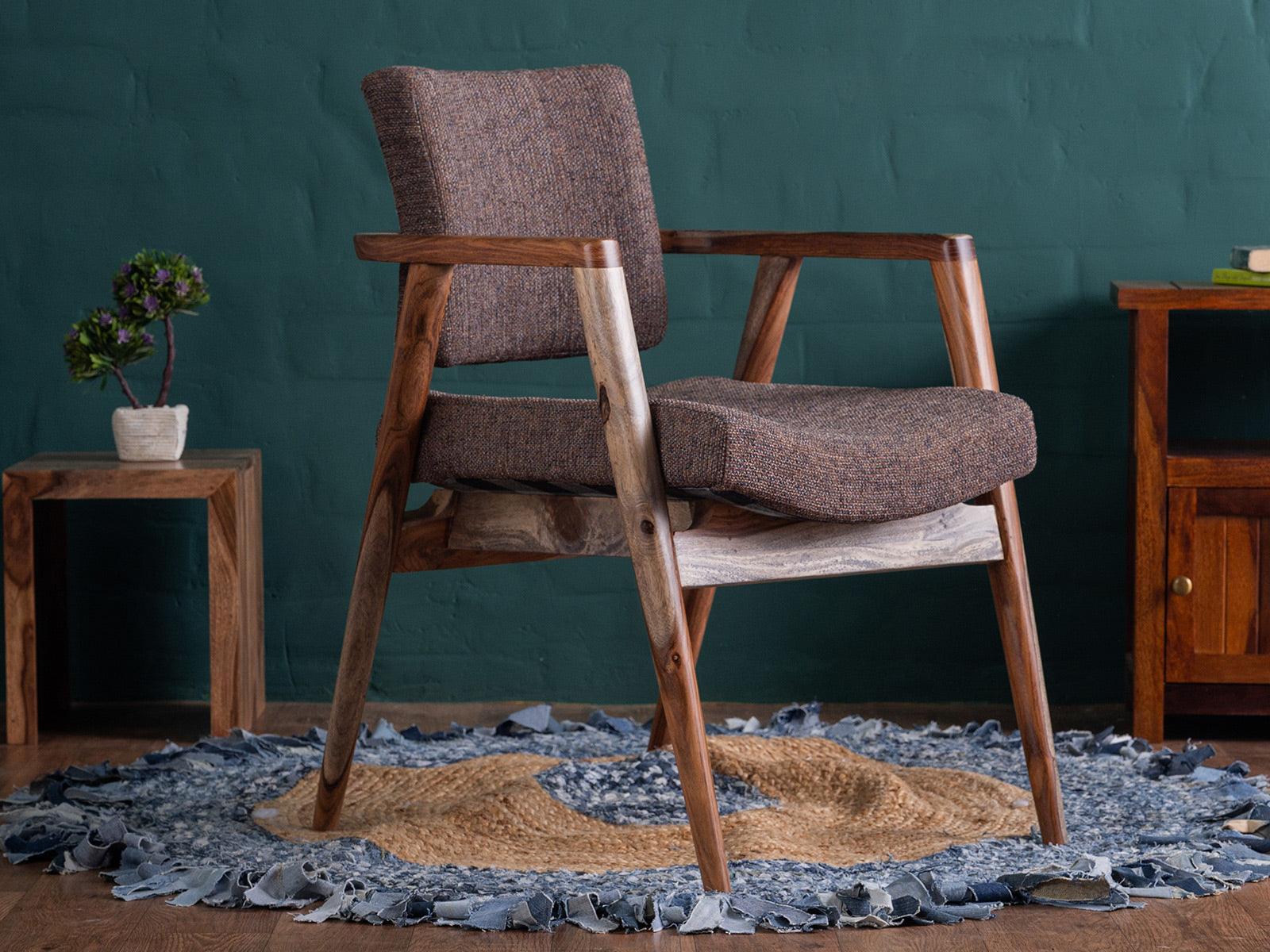 Dudi Furniture Alpaca Wooden Armchair