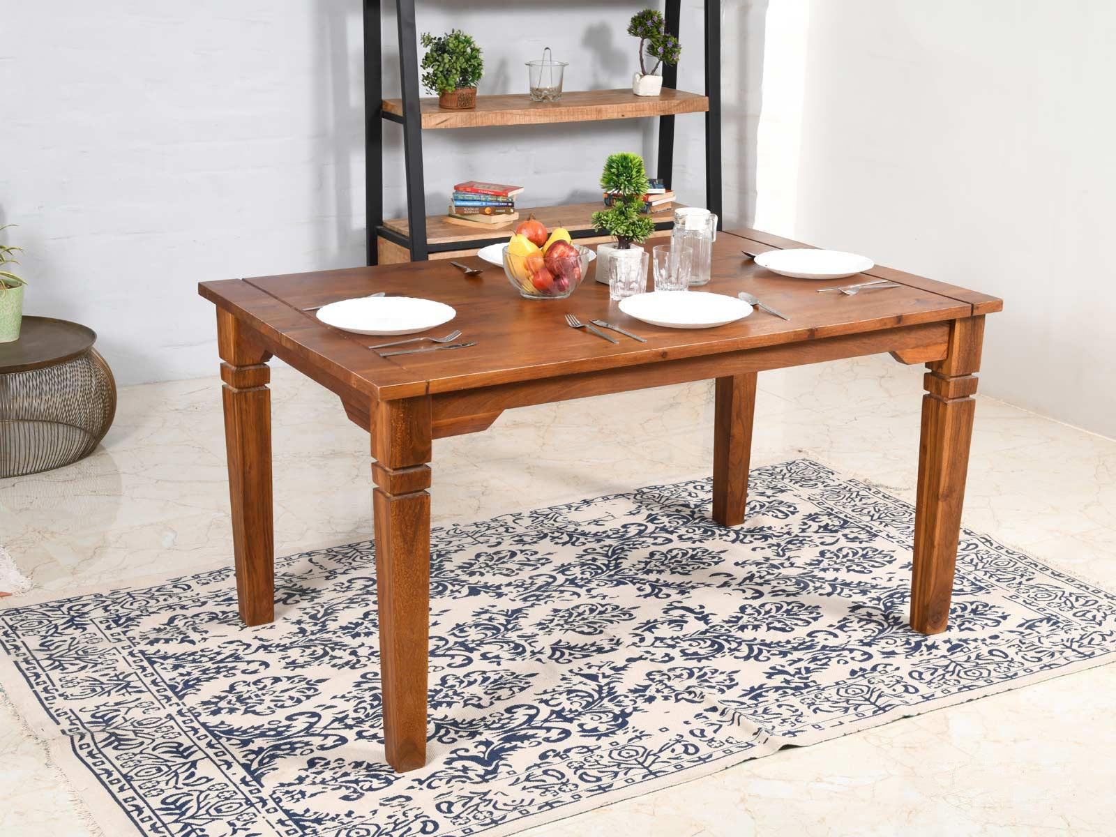 Dudi Furniture Aristocrat Acacia 4 Seater dining table set