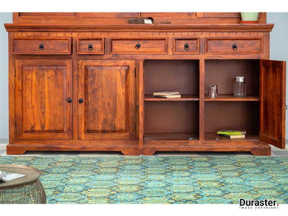 Dudi Furniture Aristocrat Colonial Acacia Wood Cabinet