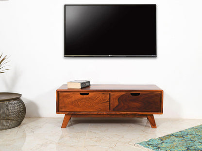 Dudi Furniture Aristocrat Modern Solid Wood TV Unit