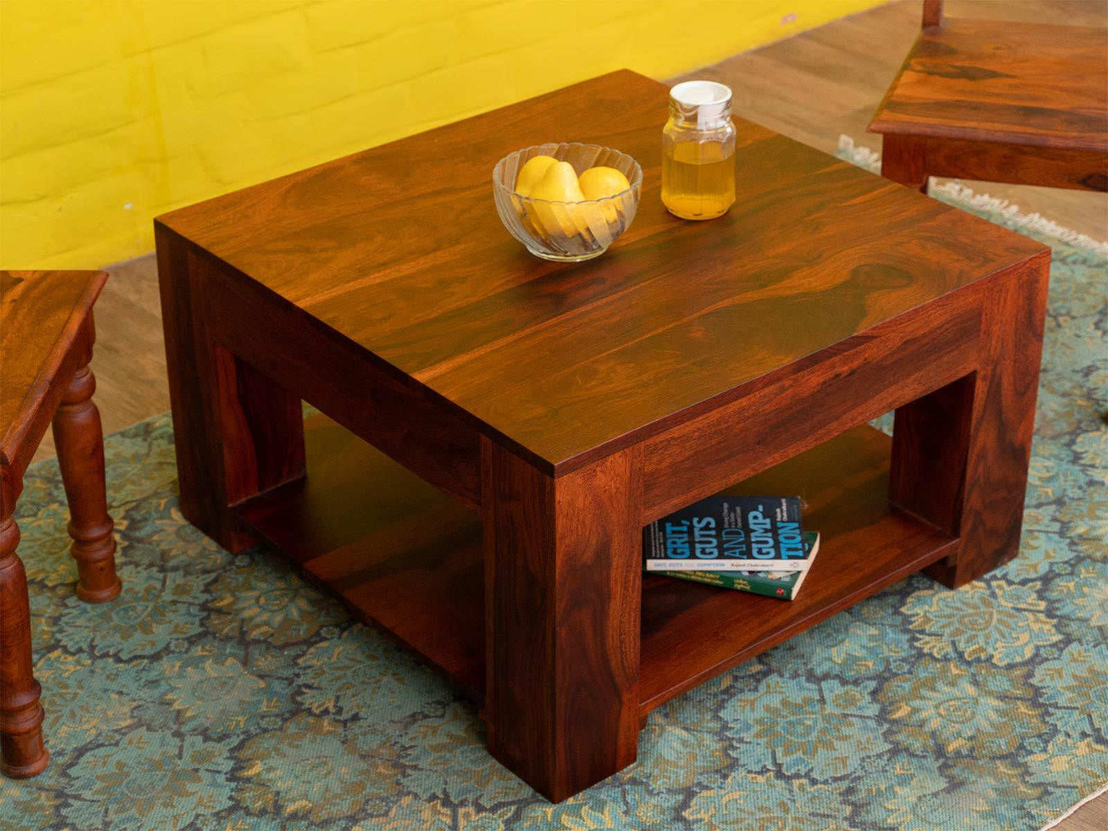 Dudi Furniture Aristocrat Solid Wood Coffee Table with Storage