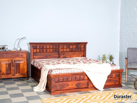 Dudi Furniture Aristocrat Solid Wood Storage Bed