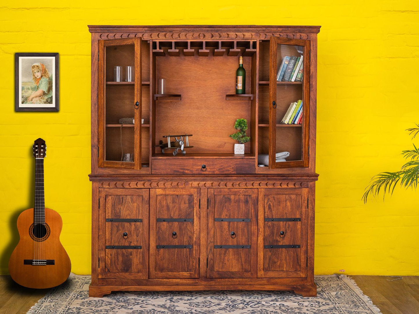 Dudi Furniture Aristocrat Solid Wood Storage Cabinet