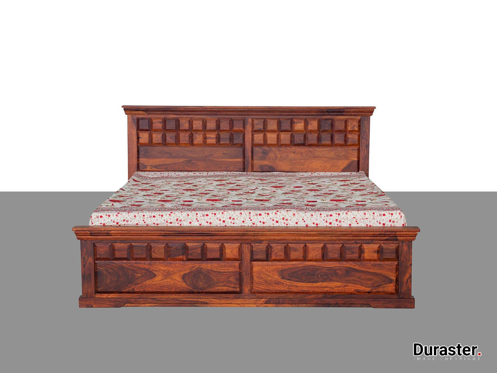 Dudi Furniture Aristocrat Solid Wood Storage King Size Bed