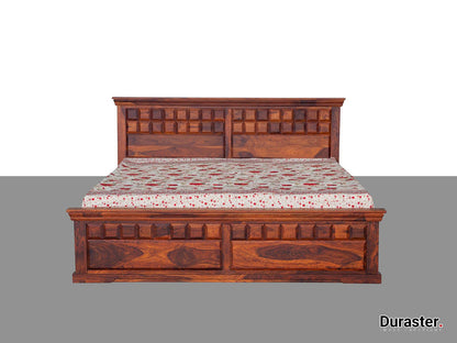 Dudi Furniture Aristocrat Solid Wood Storage King Size Bed