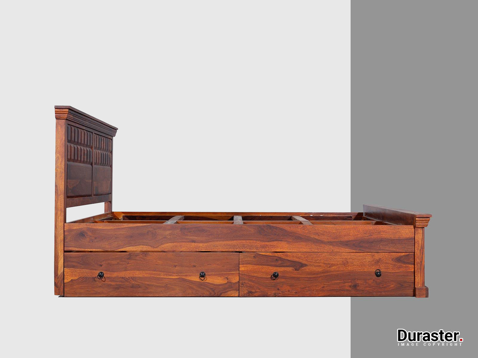 Dudi Furniture Aristocrat Solid Wood Storage King Size Bed