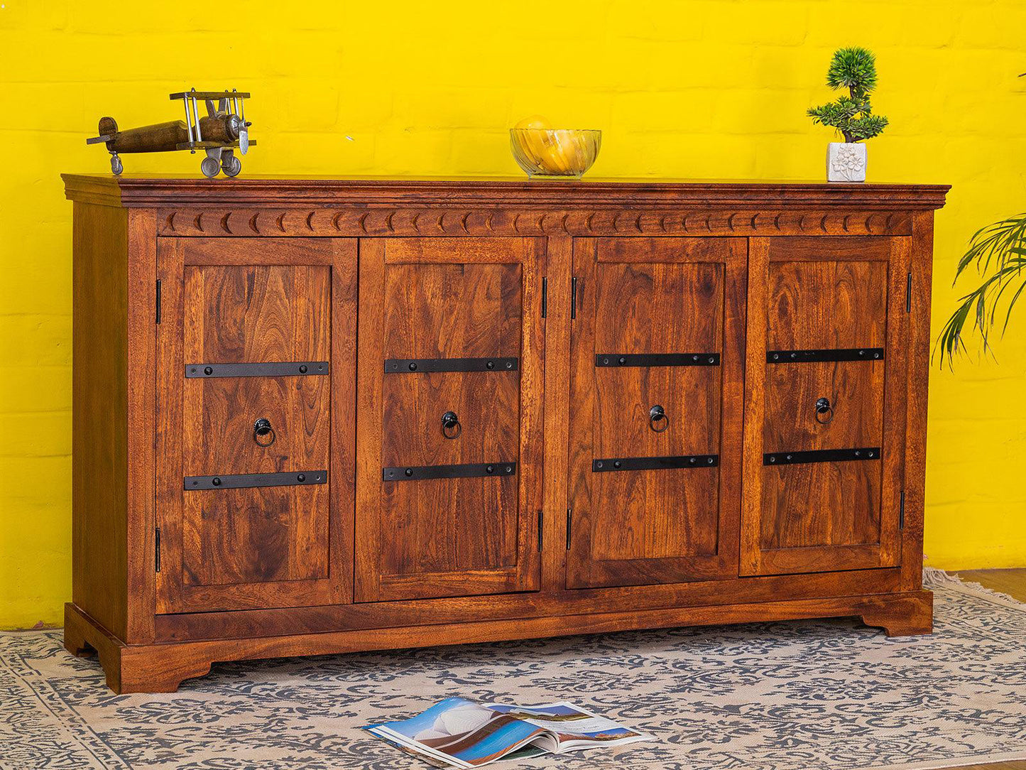 Dudi Furniture Aristocrat Solid Wood Storage Sideboard
