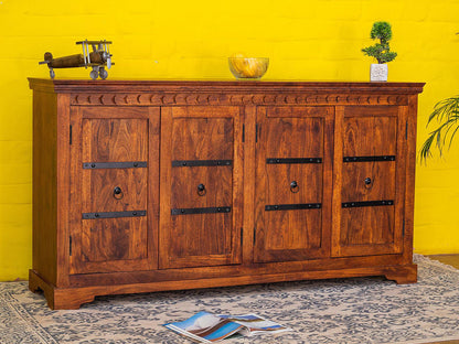 Dudi Furniture Aristocrat Solid Wood Storage Sideboard