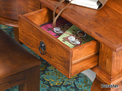 Dudi Furniture Aristocrat Solid Wood Study Table with Drawers