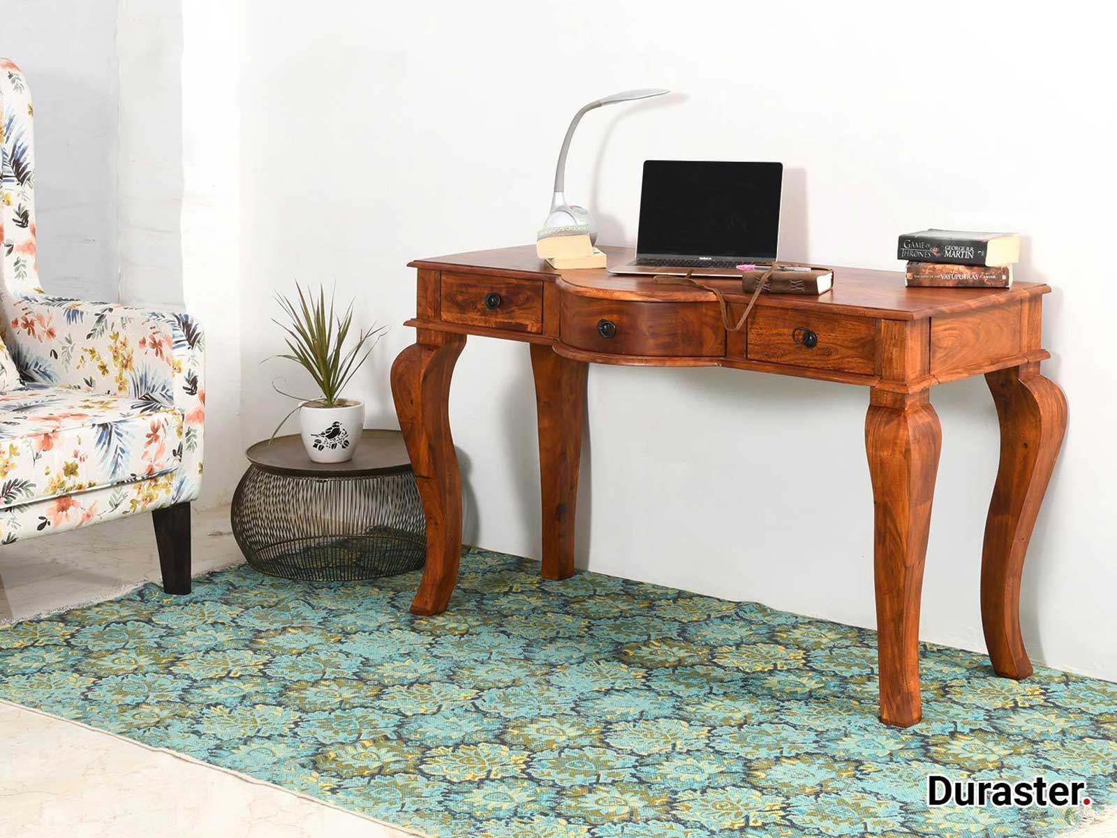 Dudi Furniture Aristocrat Solid Wood Study Table with Drawers