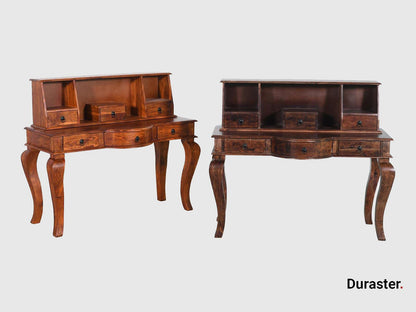 Dudi Furniture Aristocrat Solid Wood Study Table with Storage