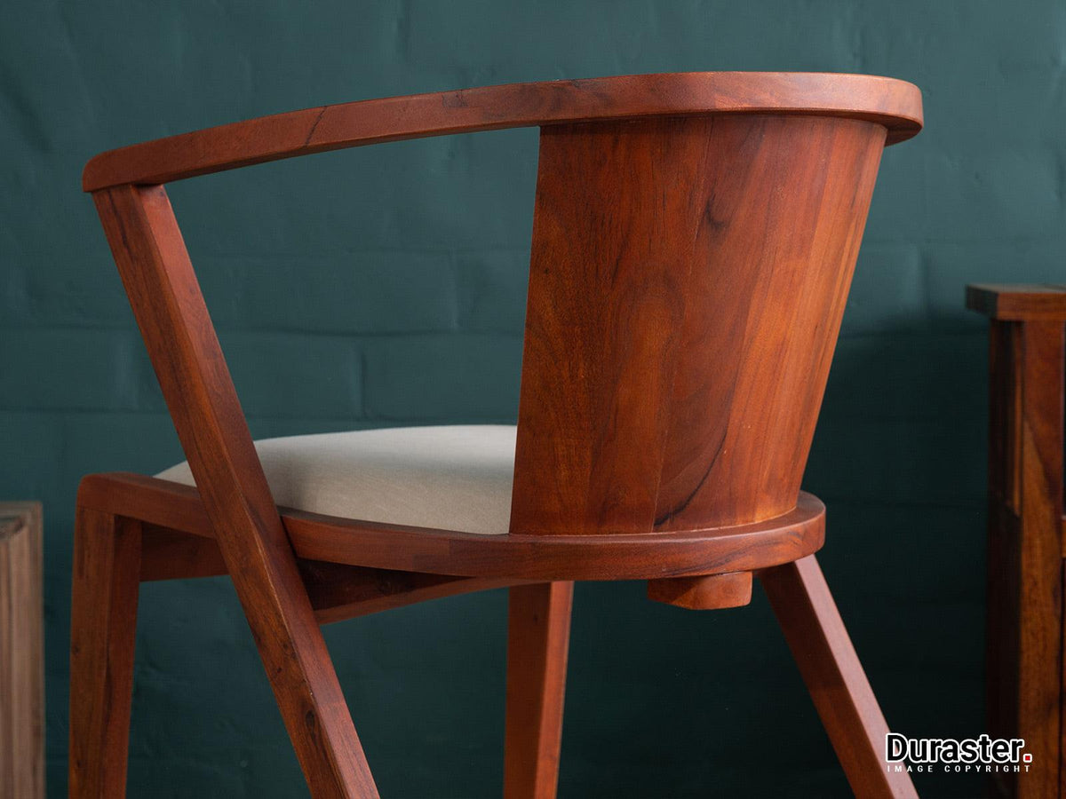 Dudi Furniture Aristocrat Solid Acacia Wood Arm Chair