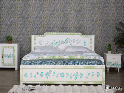 Dudi Furniture Florida Mango Wood Queen Size Bed