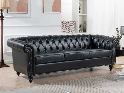 Dudi Furniture Chesterfield Traditional Three Seater Sofas