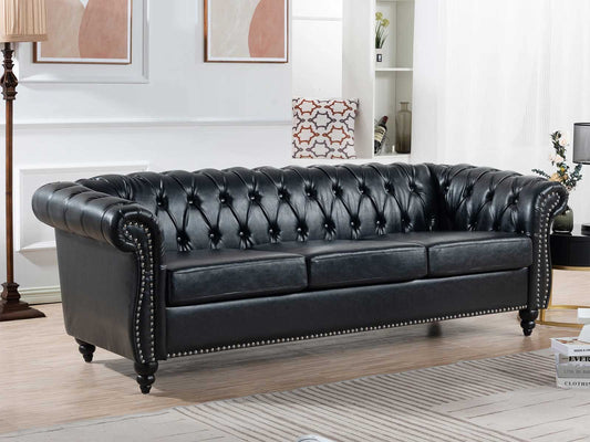 Dudi Furniture Chesterfield Traditional Three Seater Sofas