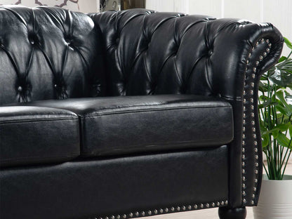 Dudi Furniture Chesterfield Traditional Three Seater Sofas