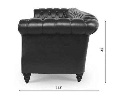 Dudi Furniture Chesterfield Traditional Three Seater Sofas