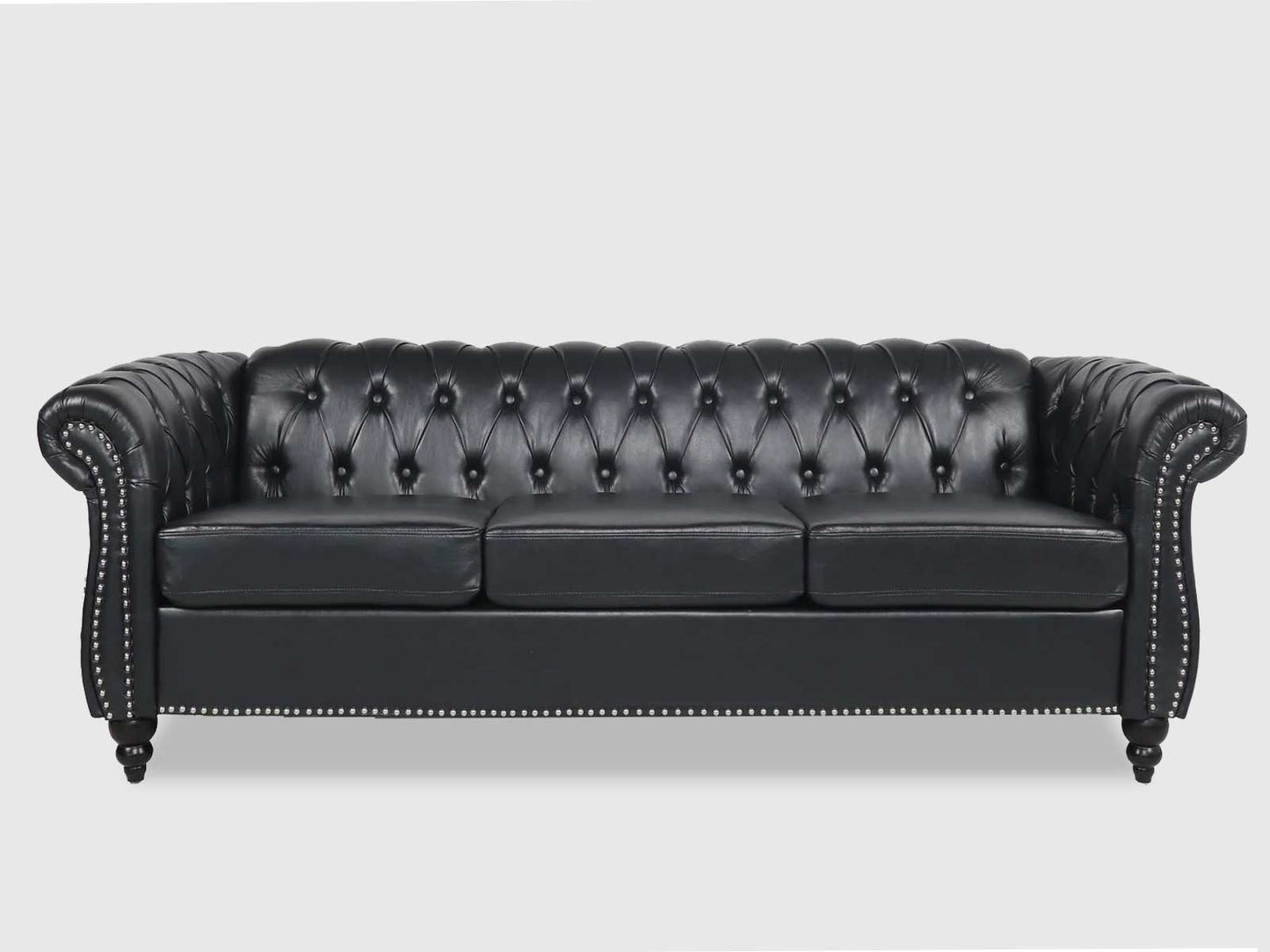 Dudi Furniture Chesterfield Traditional Three Seater Sofas