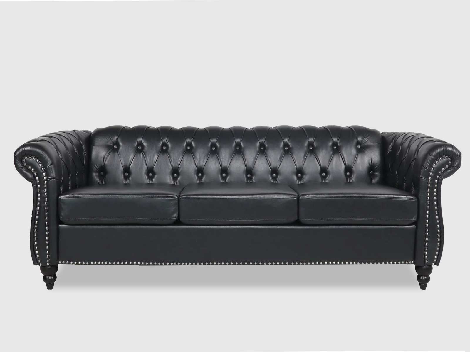 Dudi Furniture Chesterfield Traditional Three Seater Sofas