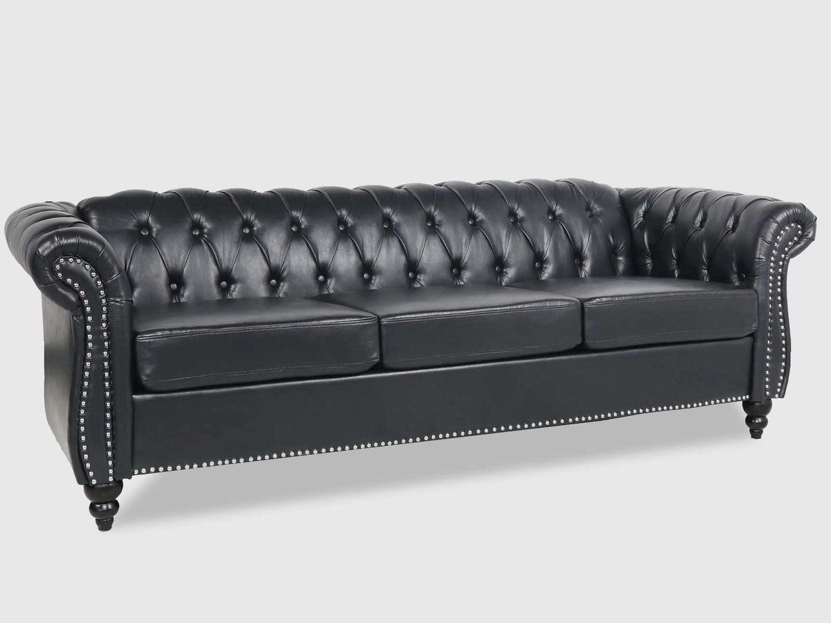 Dudi Furniture Chesterfield Traditional Three Seater Sofas