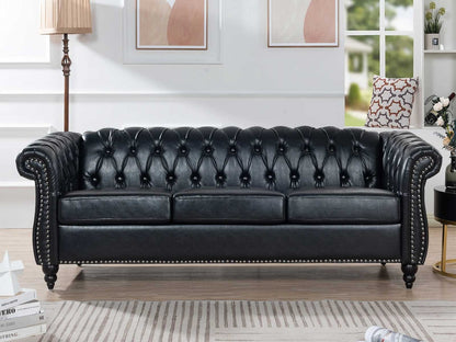 Dudi Furniture Chesterfield Traditional Three Seater Sofas
