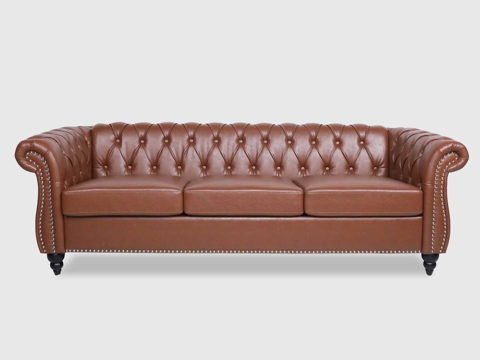 Dudi Furniture Chesterfield Traditional Three Seater Sofas
