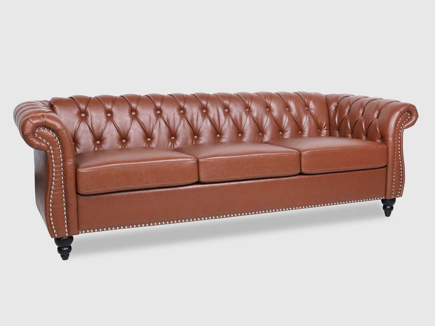 Dudi Furniture Chesterfield Traditional Three Seater Sofas