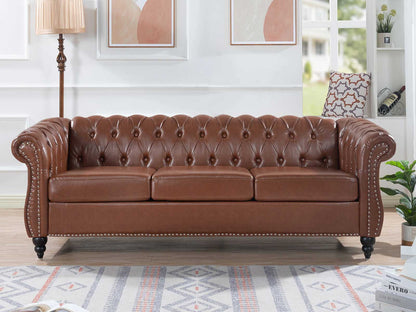 Dudi Furniture Chesterfield Traditional Three Seater Sofas