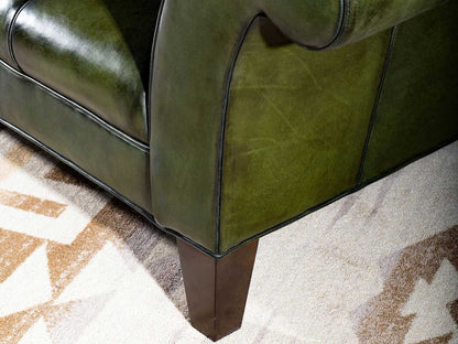 Dudi Furniture Chesterfield Traditional Three Seater Sofa Irish Green