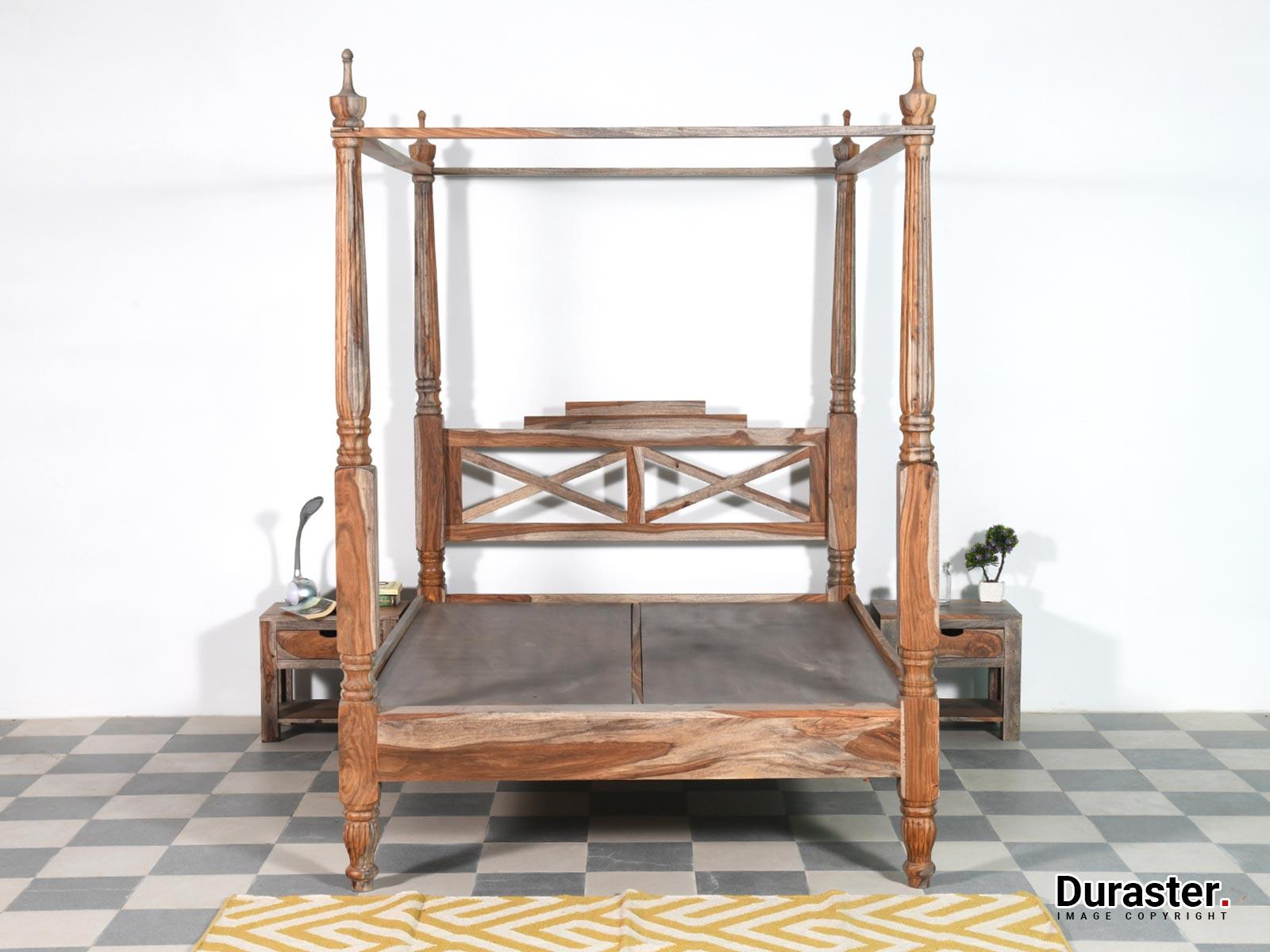 Dudi Furniture Alpaca Modern Canopy Four Poster Bed