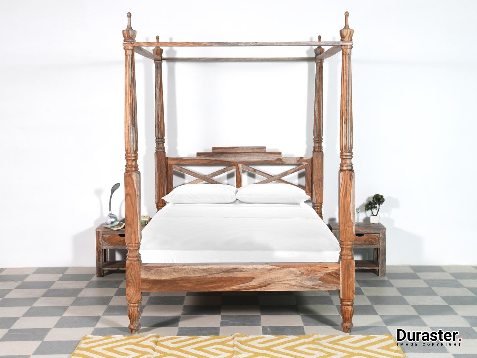 Dudi Furniture Alpaca Modern Canopy Four Poster Bed