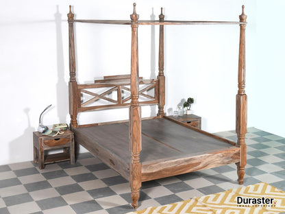 Dudi Furniture Alpaca Modern Canopy Four Poster Bed