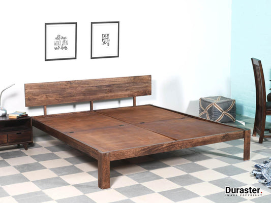 Dudi Furniture Gangaur Solid Wood Bed