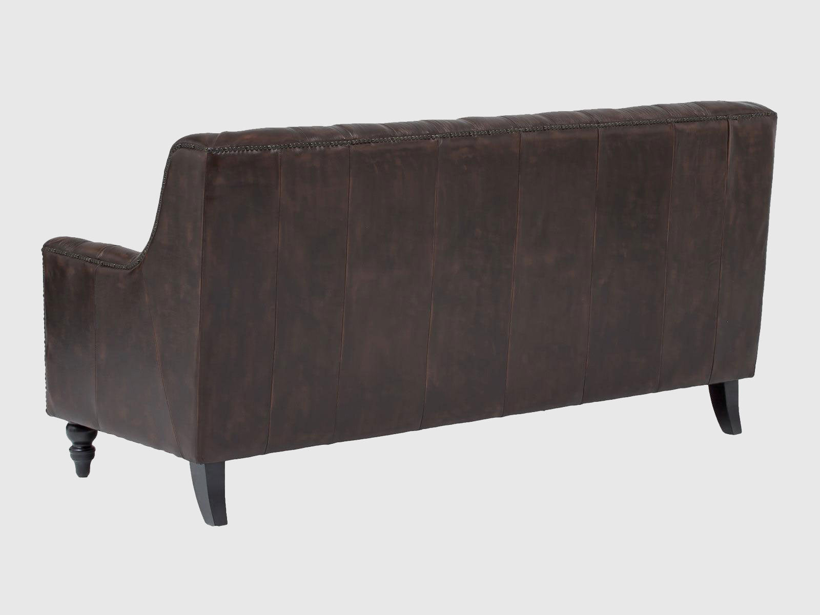 Dudi Furniture Chesterfield Colonial Brown Set of Three Sofas