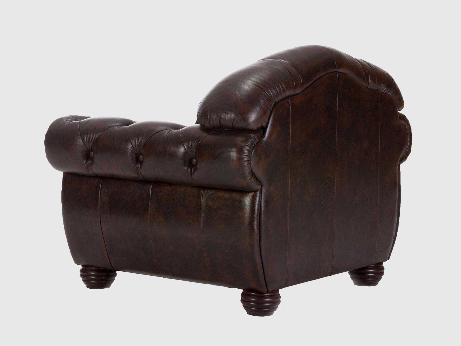 Dudi Furniture Chesterfield One Seater Colonial Sofa