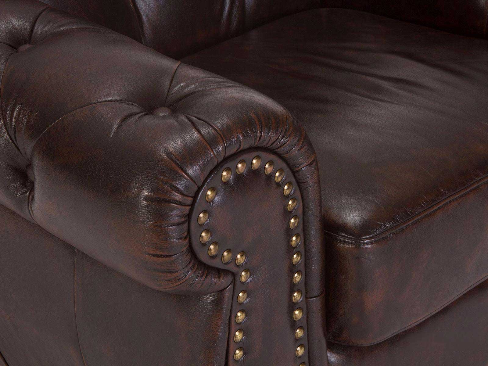 Dudi Furniture Chesterfield One Seater Colonial Sofa