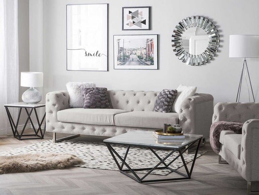 Dudi Furniture Chesterfield Three Seater Sofa