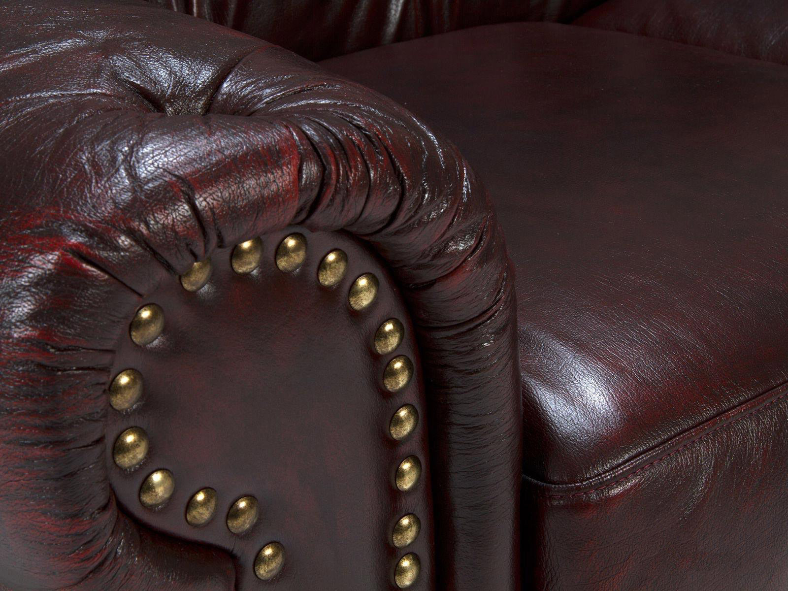 Dudi Furniture Chesterfield Three Seater Colonial Sofa