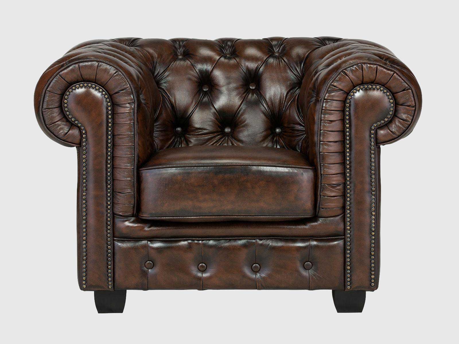 Dudi Furniture Chesterfield Traditional One Seater Sofas