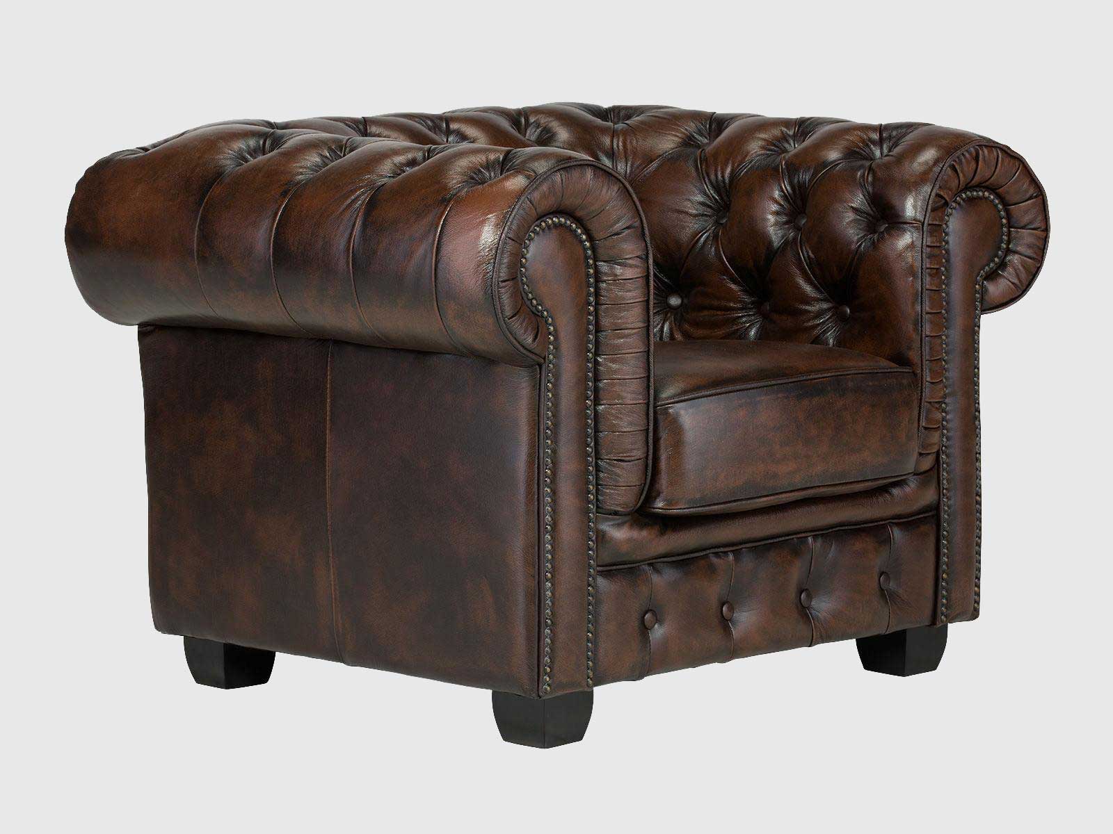 Dudi Furniture Chesterfield Traditional One Seater Sofas