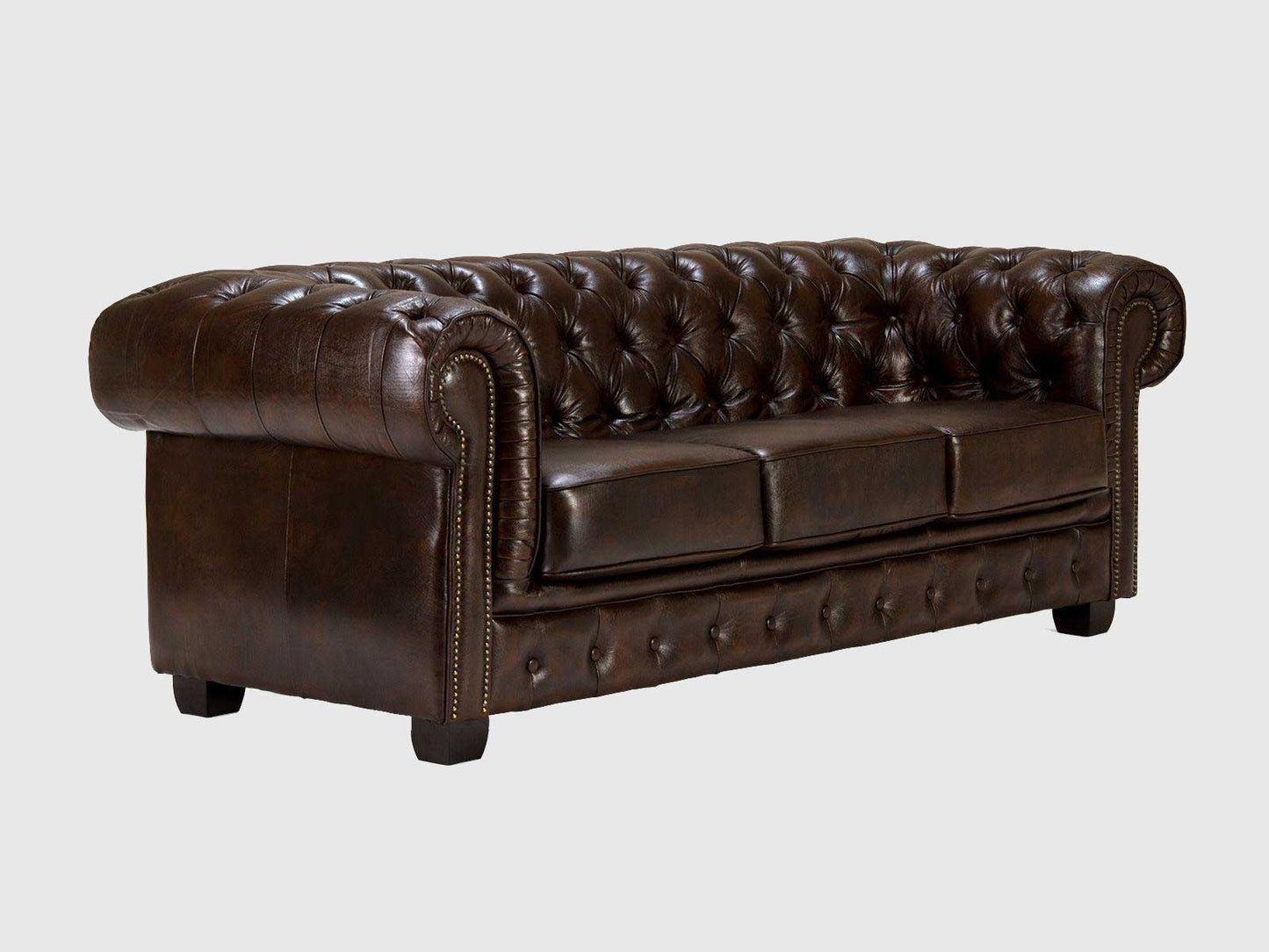 Dudi Furniture Chesterfield Traditional Three Seater Sofas