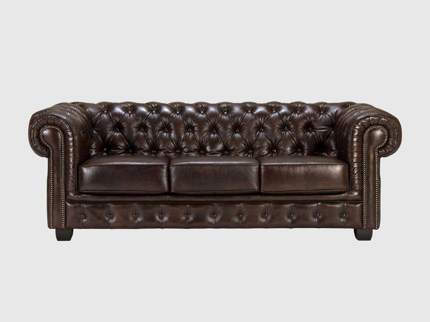 Dudi Furniture Chesterfield Traditional Three Seater Sofas