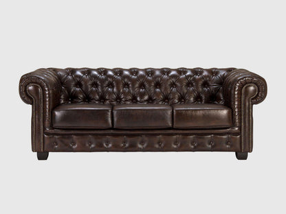 Dudi Furniture Chesterfield Traditional Set of 3 Sofas